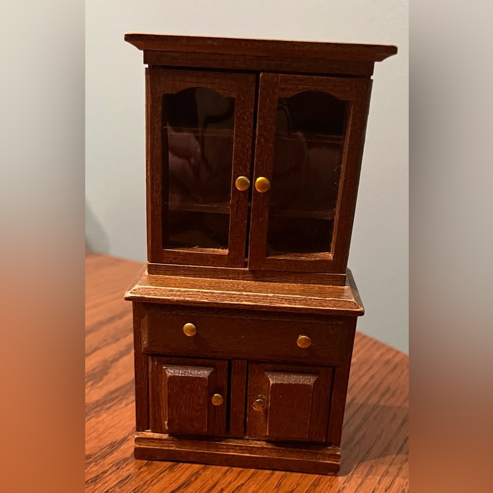 Miniature China Cabinet Dollhouse Furniture
